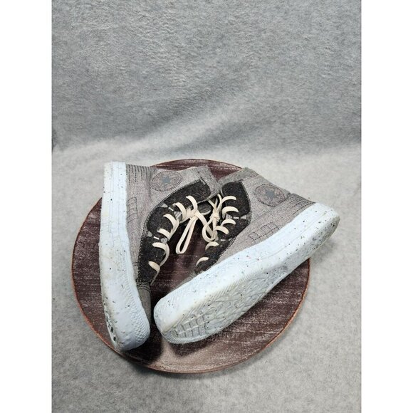 Converse Chuck Taylor All Star High-Top Sneakers Gray & Black Size 6.5 renew - Picture 13 of 14